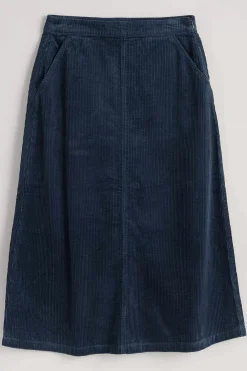 Seasalt Cornwall Window Wren Cord Midi Skirt<Women Skirts