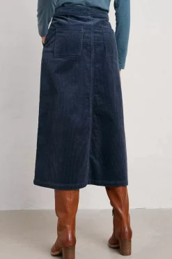 Seasalt Cornwall Window Wren Cord Midi Skirt<Women Skirts