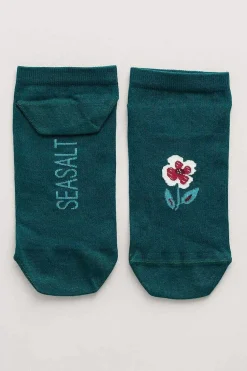 Seasalt Cornwall Women's Arty Organic Cotton Trainer Socks<Women Socks & Tights