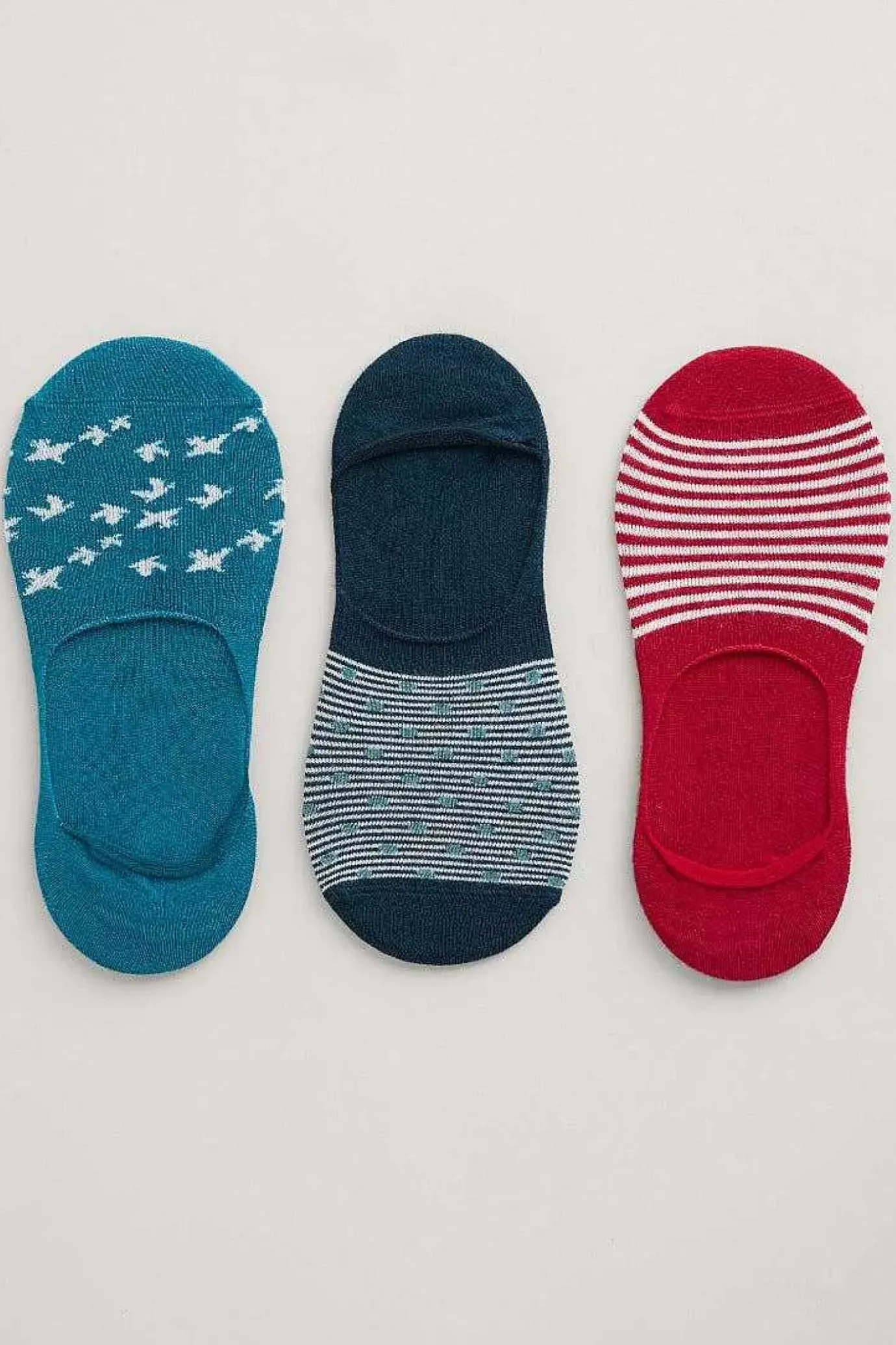 Seasalt Cornwall Women's Everyday Liner Socks Pack Of 3<Women Socks & Tights