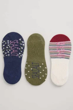 Seasalt Cornwall Women's Everyday Liner Socks Pack Of 3<Women Socks & Tights