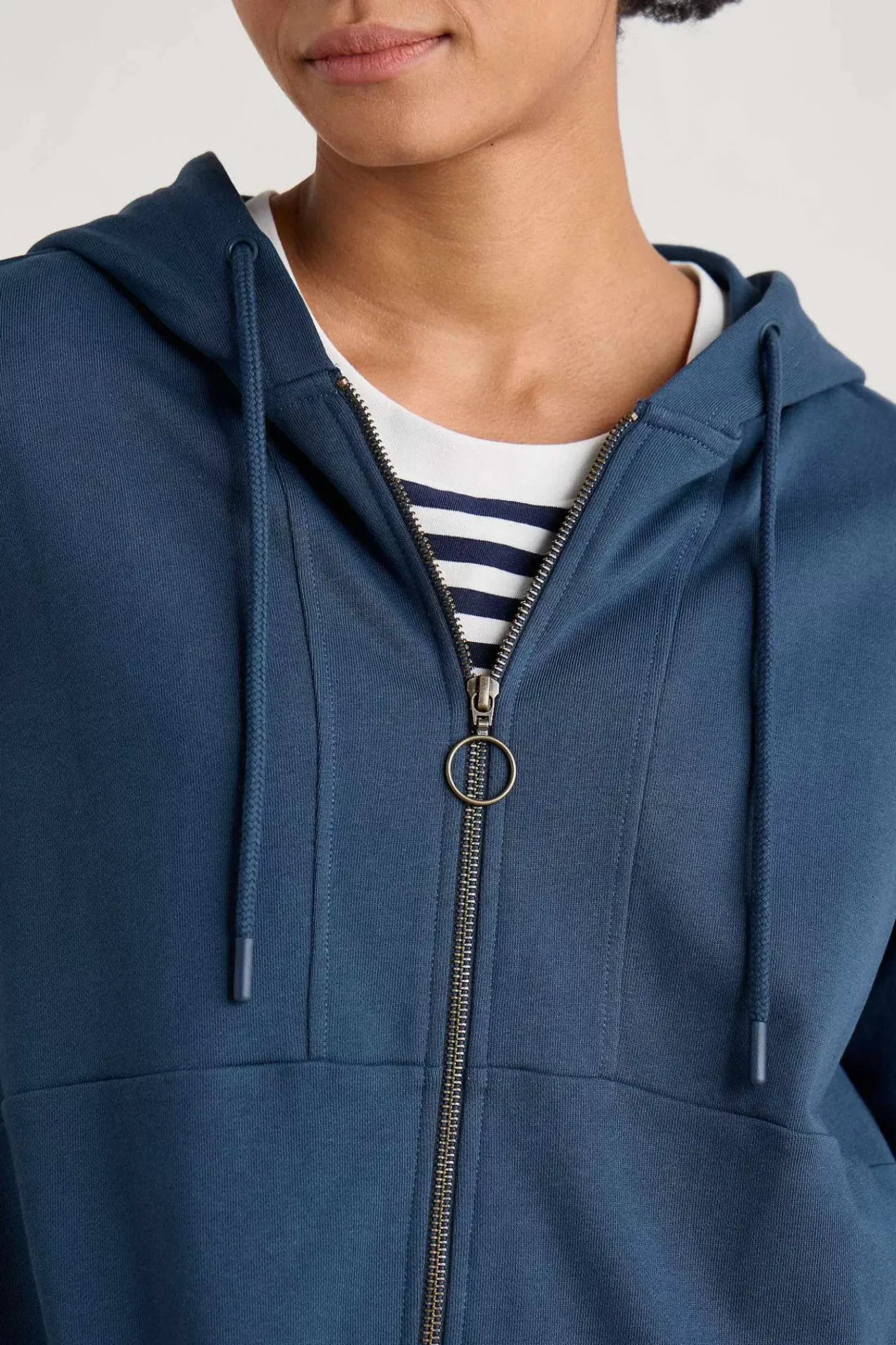 Seasalt Cornwall Wych Elm Zip Up Hoodie<Women Tops